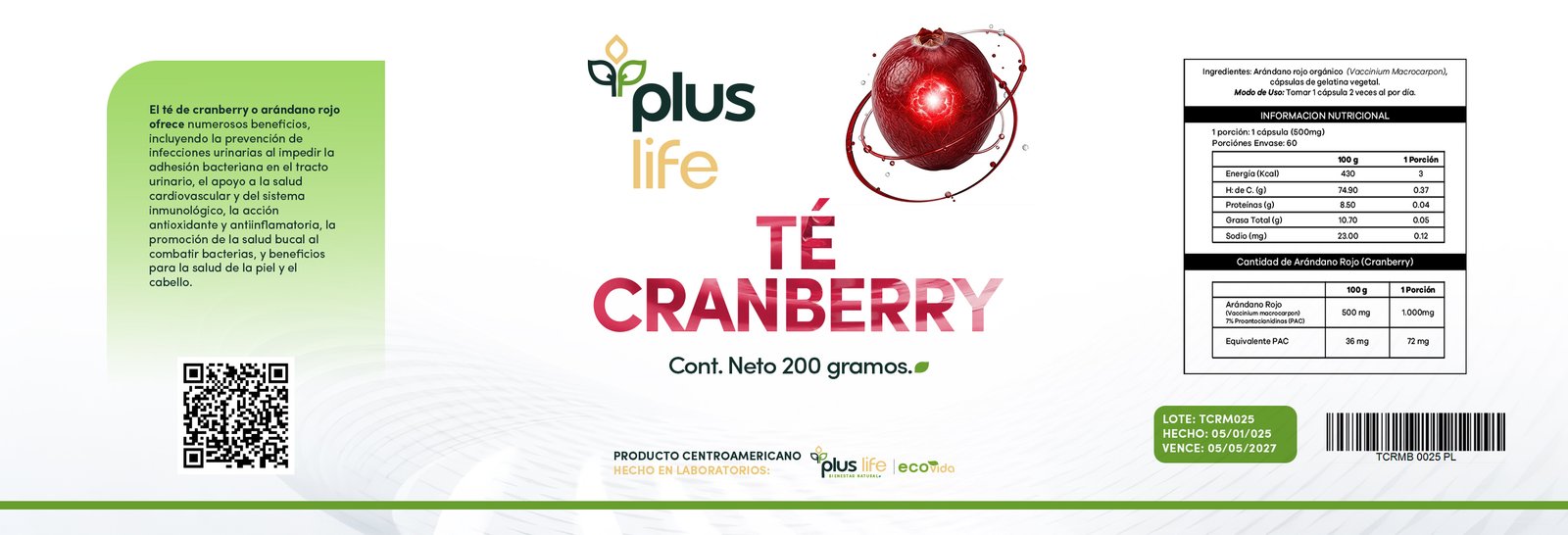 Té Cranberry - Imagen 2